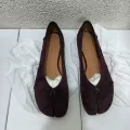Deep burgundy grape-purple flat-bottomed sheepskin velvet