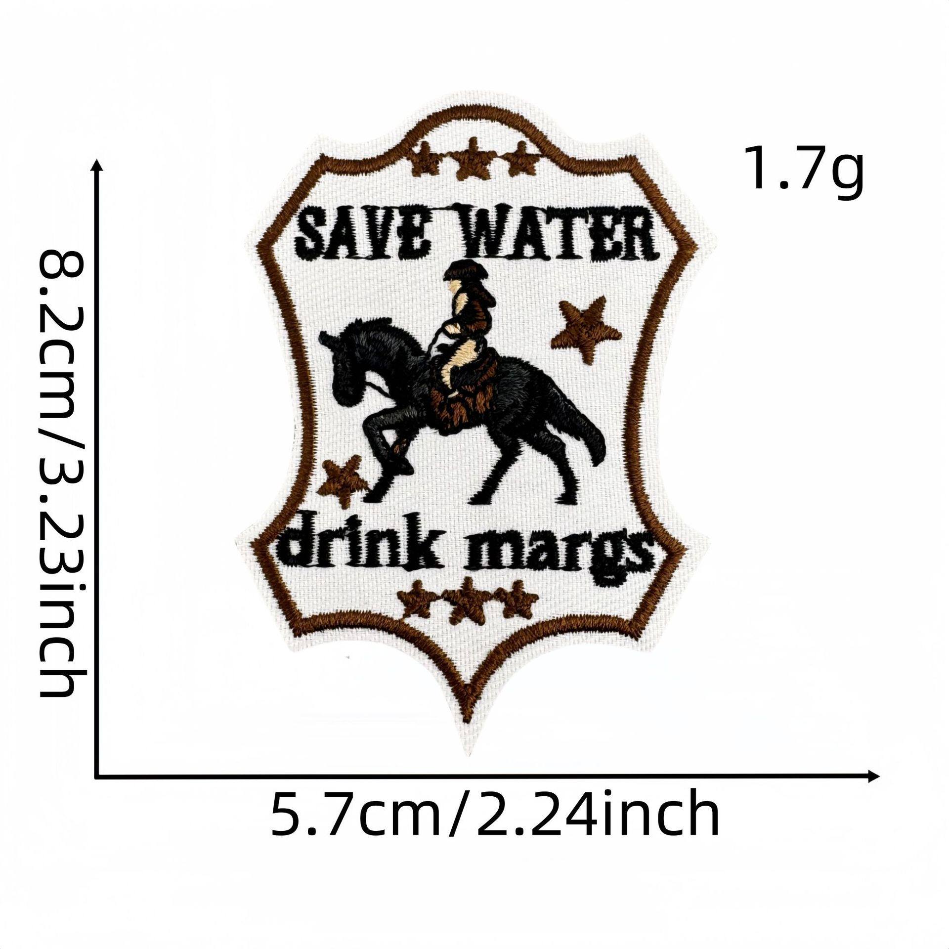 トレンドの英語布ステッカー 24#