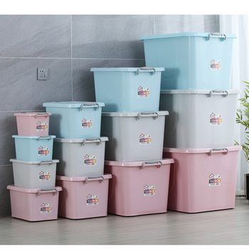 Wholesale Plastic Storage Boxes with Wheels, Thickened Drawers for Home Organization, Large Size for Clothes, Toys