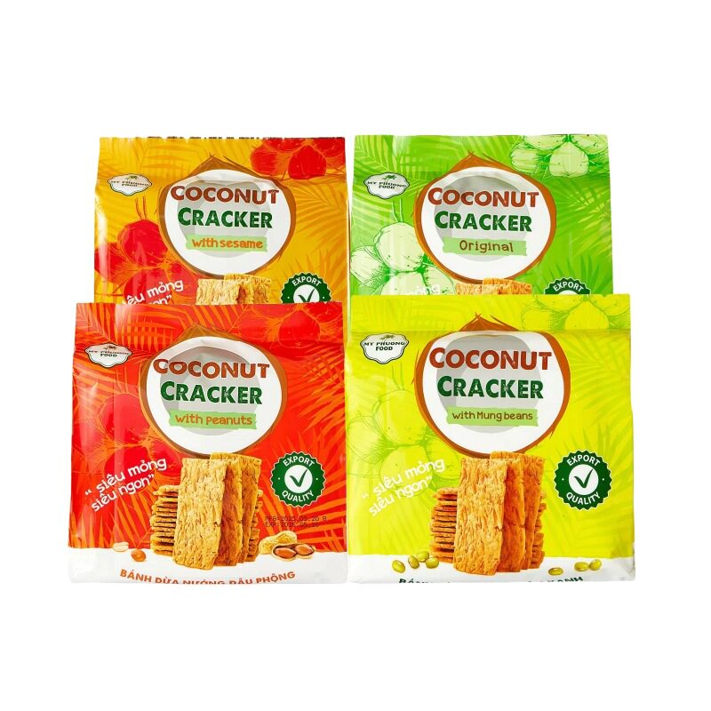Vietnam My Phuong Food Raw Coconut Crisp Biscuits 150g Student Breakfast Meal Replacement Food