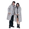 500g goose down extremely cold northeast down jacket men's and women's winter padded coat long knee-high 40 degrees cold-proof clothing