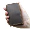 1070 manufacturers first layer cowhide men's card bag driver's license leather case organ credit bank card bag coin purse