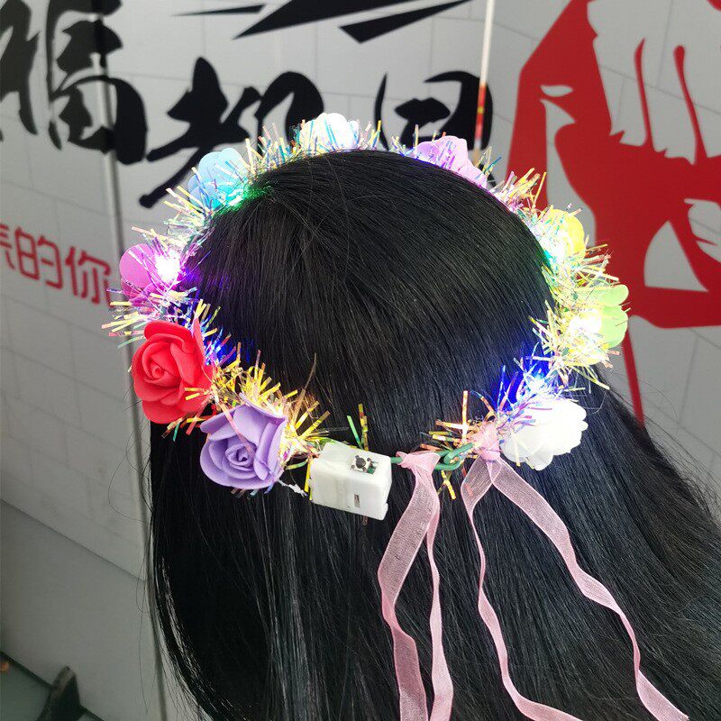 网红夜市热卖七彩发光手镯摆地摊货源义乌儿童玩具批发地推小礼品