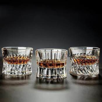 Glass Whiskey Glass Accessible Luxury High-End Beer Glass Household 0.1kg Liquor Glass Crystal Glass Foreign Wine Glass