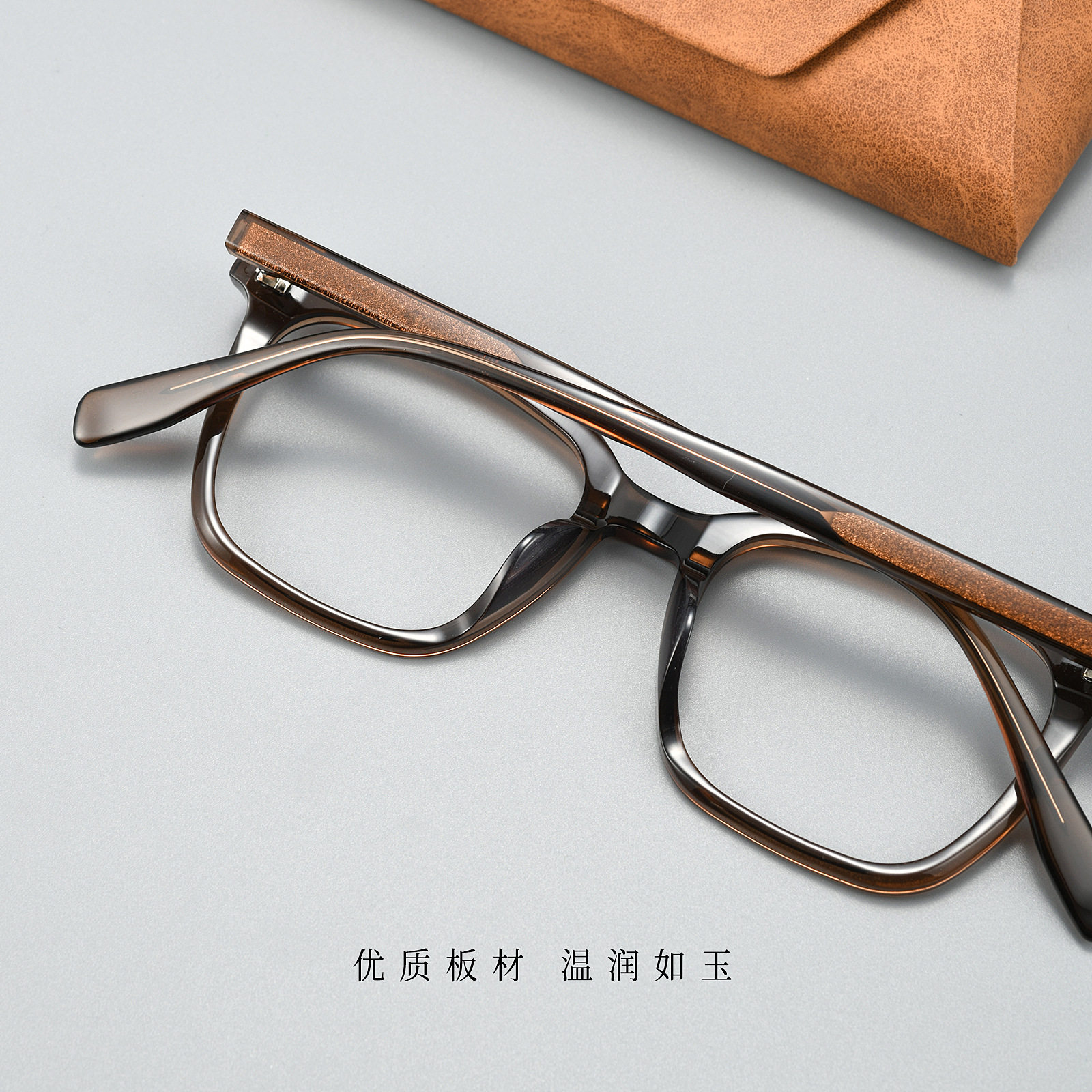 Japanese Retro Literary Square Frame Acetate Fashion Versatile Casual High-Quality Eyeglass Frames Danyang Glasses Wholesale