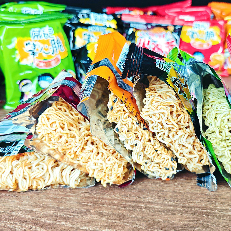 Changji Crispy Noodles, Palm-Sized Crispy Dry Noodles, Instant Noodles, Whole Box Packed Snacks, Casual Snacks, Mixed-Pack Puffed Food