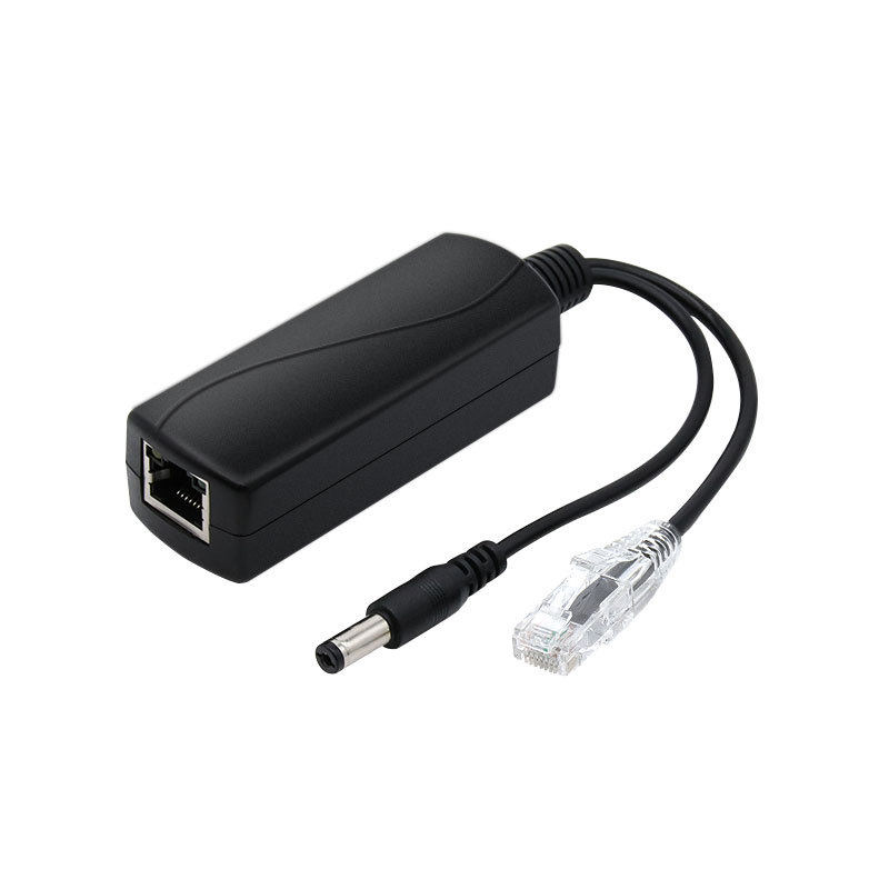 48V to 12V1.2A Gigabit standard POE splitter-DC head Gigabit standard POE splitter isolation type