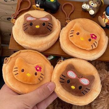 Cute Original Homemade HelloKitty Coin Purse Pendant Headphone Storage Card Bag Cute Headphone Bag Coin Purse