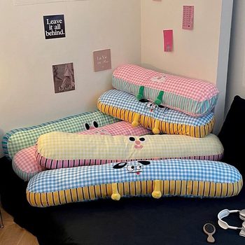 Cute Long Pillow Bedroom Bed Legs Folded Side Sleeping Pillow Girls Dormitory Sleeping Creative Pillow Large Cushion