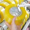 Tape Transparent Packaging 6cm Wide Strong Adhesive Sealing Tape Large Roll Yellow Logistics Packaging Tape Whole Box Wholesale