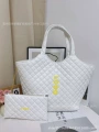 White with small bag
