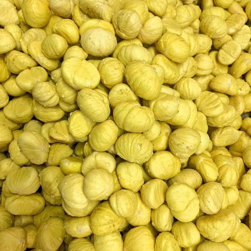 Raw Chestnut Kernels Peeled Vacuum Raw Chestnuts Artificially Peeled Chestnut Meat Raw Chestnuts Commercial Source Factory Wholesale