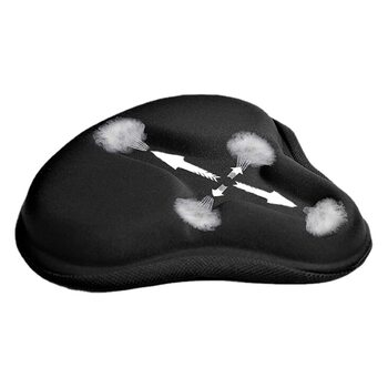 Electric Vehicle Silicone Seat Cushion Cover, Bicycle Seat Widening Cushion, Mountain Bike Seat Cover, Cycling Accessories Wholesale, Road Bike