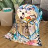 Customized Digital Printed Flannel Blanket Milk Velvet Blanket Polyester Super Soft Velvet Blanket Foreign Trade Cross-Border Gift E-Commerce