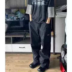 Niche Oak Outdoor Functional Quick-Drying Lightweight Embroidered Tactical Pants Casual Sports Long Pants Loose Straight-Leg Trendy