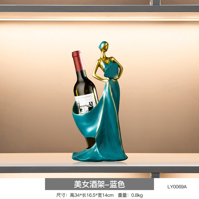 新中式高档酒柜装饰品餐边柜摆件客厅创意家居饰品室内软装装饰