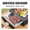 Home Camping Courtyard Barbecue Grill Outdoor Portable Charcoal Grill Square Stove for Tea Brewing Camping Fire Pit
