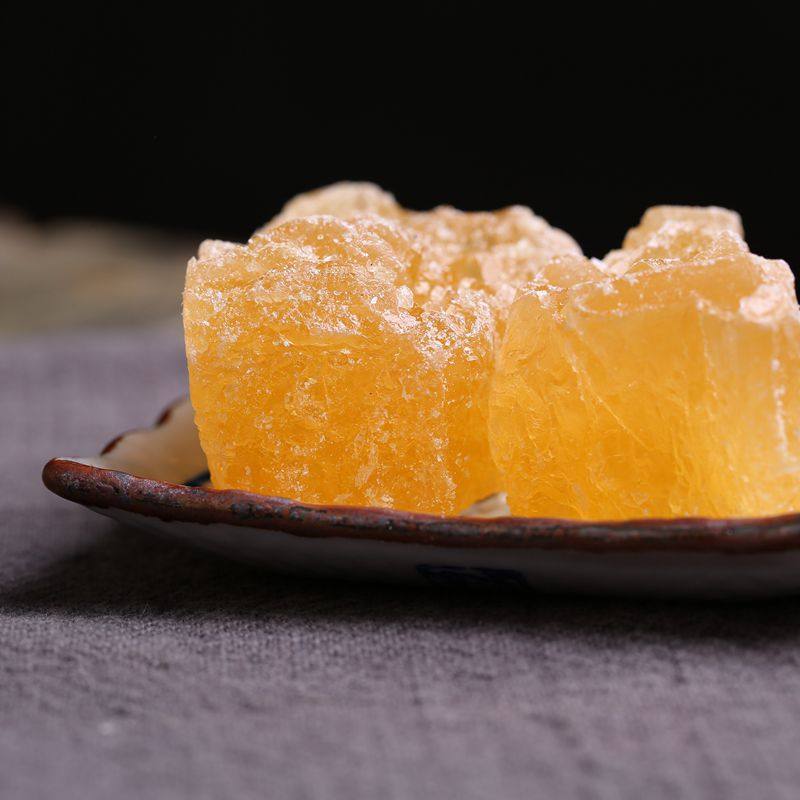 Yunnan Old Rock Sugar Yellow Rock Sugar Cubes for Making Tea Handmade Small Polycrystalline Brown Sugar Porridge Seasoning Platform Delivery