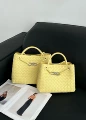 Light yellow silver buckle-