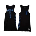 Blue five-star black sundress