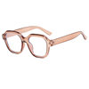 New Style Large Frame Glasses Frame with Artistic Square Frame, Multi-Sided Anti-Blue Light Glasses, Classic Midin Decorative Flat Glasses