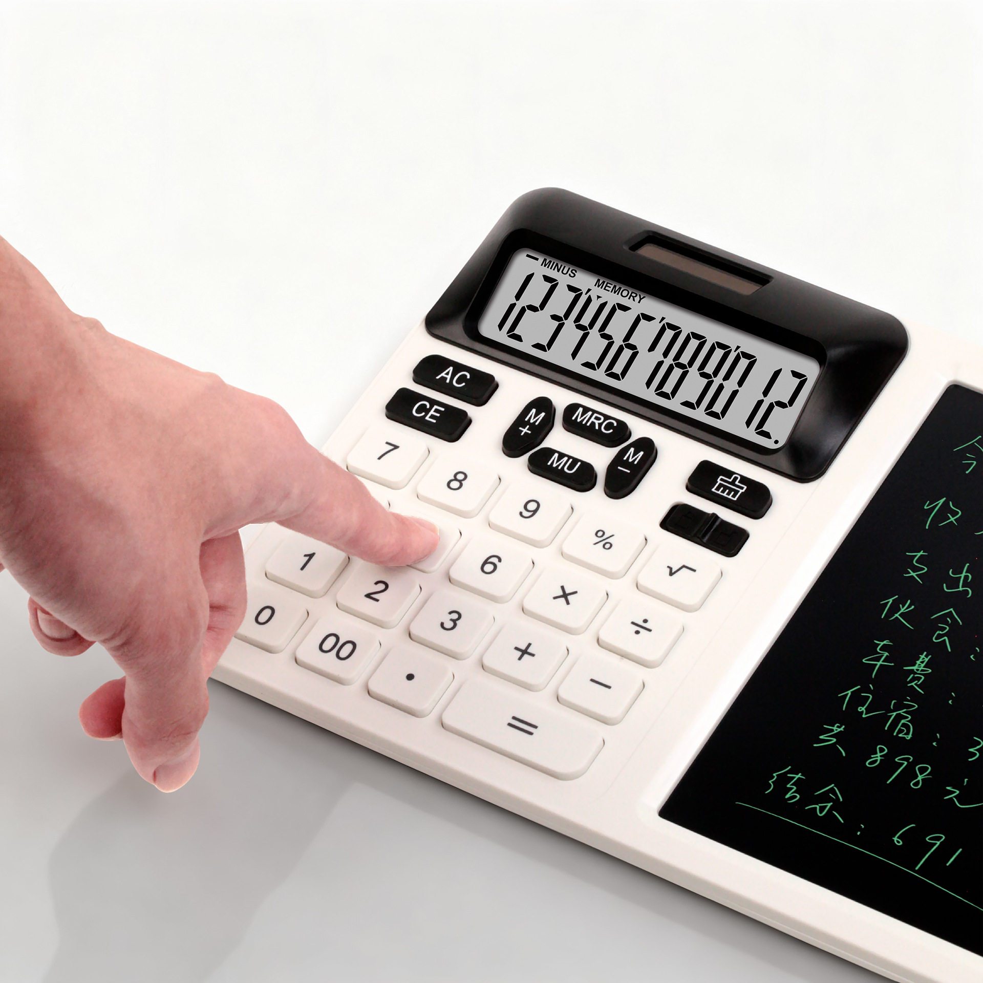 语音款手写板计算器多功能办公桌面计算器高颜值可爱学生计算机