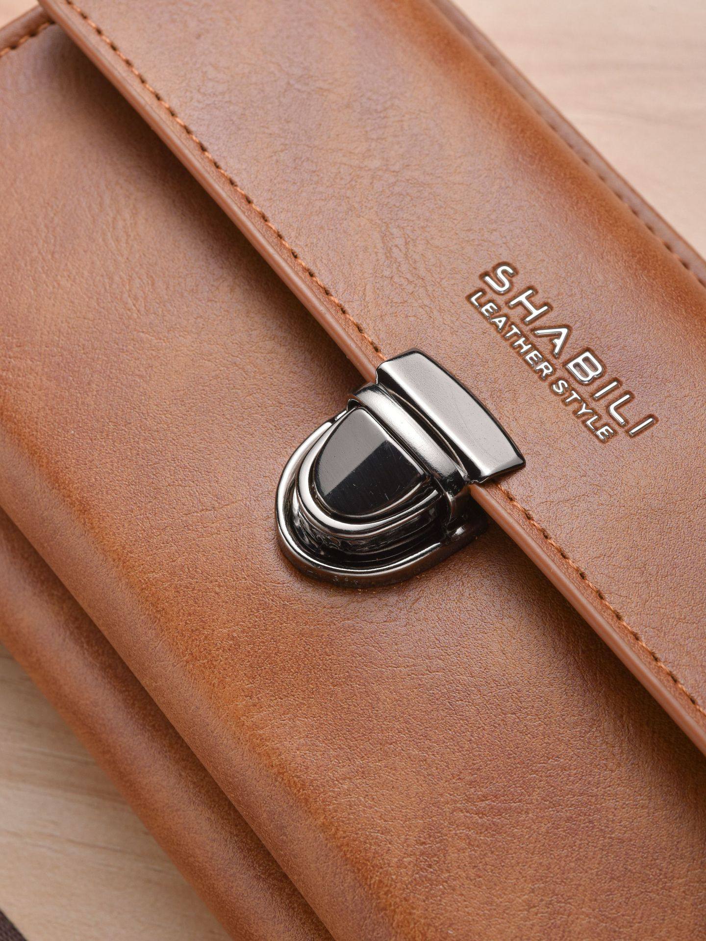 New Men's Long Wallet Women's Zipper Buckle Casual Mobile Phone Wallet Large Capacity Multifunctional Clutch Bag Factory