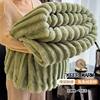 Rabbit Plush Winter Warm Blanket Plus Plush Blanket for Bed Nap Cover Coral Velvet Blanket Flannel Thin Blanket Bed Sheets