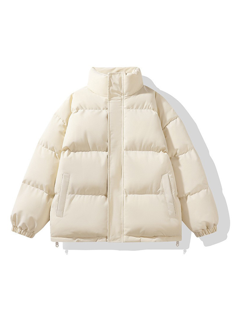 Áo Khoác Nữ Chất Liệu Vải Bông Áo Khoác Bông Dày Ấm Đồ Đôi Hàng Mùa Xuân Thu Đông