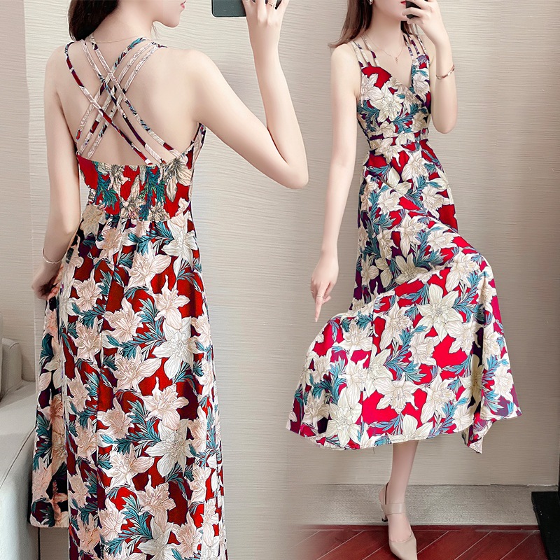 (Mới) Mã H0577 Giá 1140K: Áo Hai Dây Nữ Dotdhi Sexy Gợi Cảm Sexy Hàng Mùa Hè Họa Tiết Hoa Hai Dây Hở Vai Thời Trang Nữ Chất Liệu G04 Sản Phẩm Mới, (Miễn Phí Vận Chuyển Toàn Quốc).
