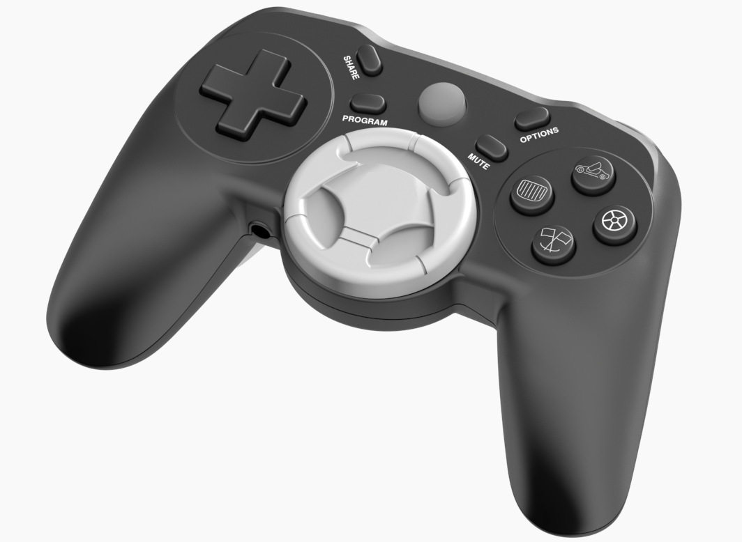 P4 Bluetooth Private Model Racing Car with Steering Wheel Game Handle Computer STEAM Oka Horizon Android Phone