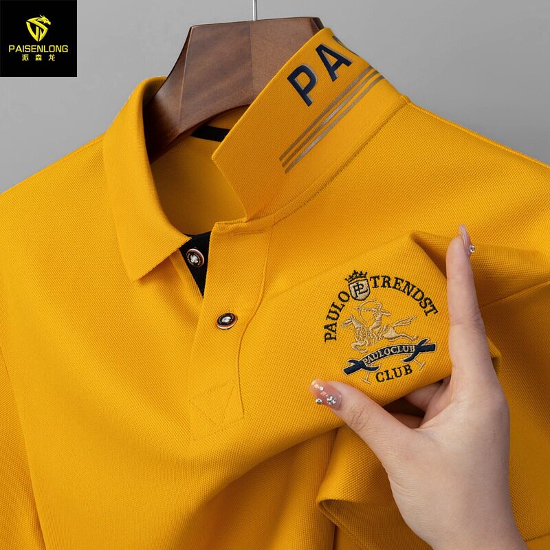 Parsonlon mercerized double-sided pique short-sleeved men's...
