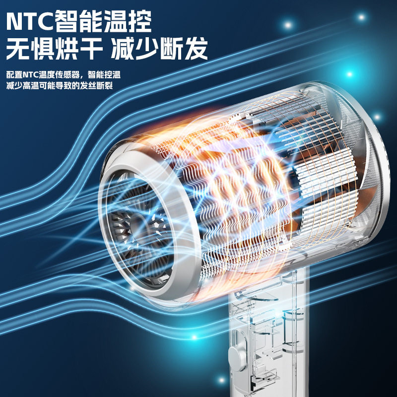 Hair dryer household negative ion cold and hot air does not hurt hair salon hair dryer high-power high-speed hair dryer wholesale