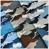 Taiwan Thick Cotton Camouflage Style Abstract Cat Print Fabric Handmade Gold Bag Fabric Pure Cotton Imitation Cotton and Linen