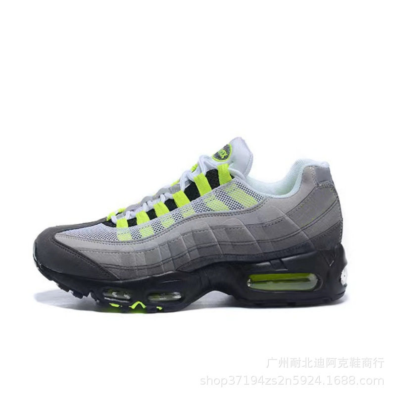 Putian Foreign Trade 2023 New Men's Shoes AIRMAX95 Retro Air Cushion Shoes Elastic Shock-absorbing Women's Shoes Running Shoes
