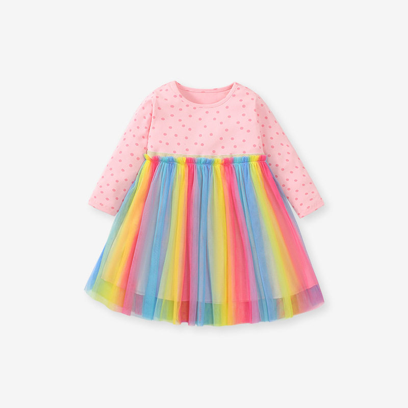 Girls' Tulle Dress, Autumn Long-sleeve Kids' Princess Dress