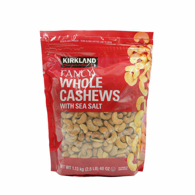 Kirkland Crispy Salt-Baked Cashew Nuts Imported from the United States 1130g Delicious and Healthy