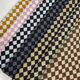 New knitted jacquard fabric checkerboard rhombus leopard fashion dress pants bag fabric spot