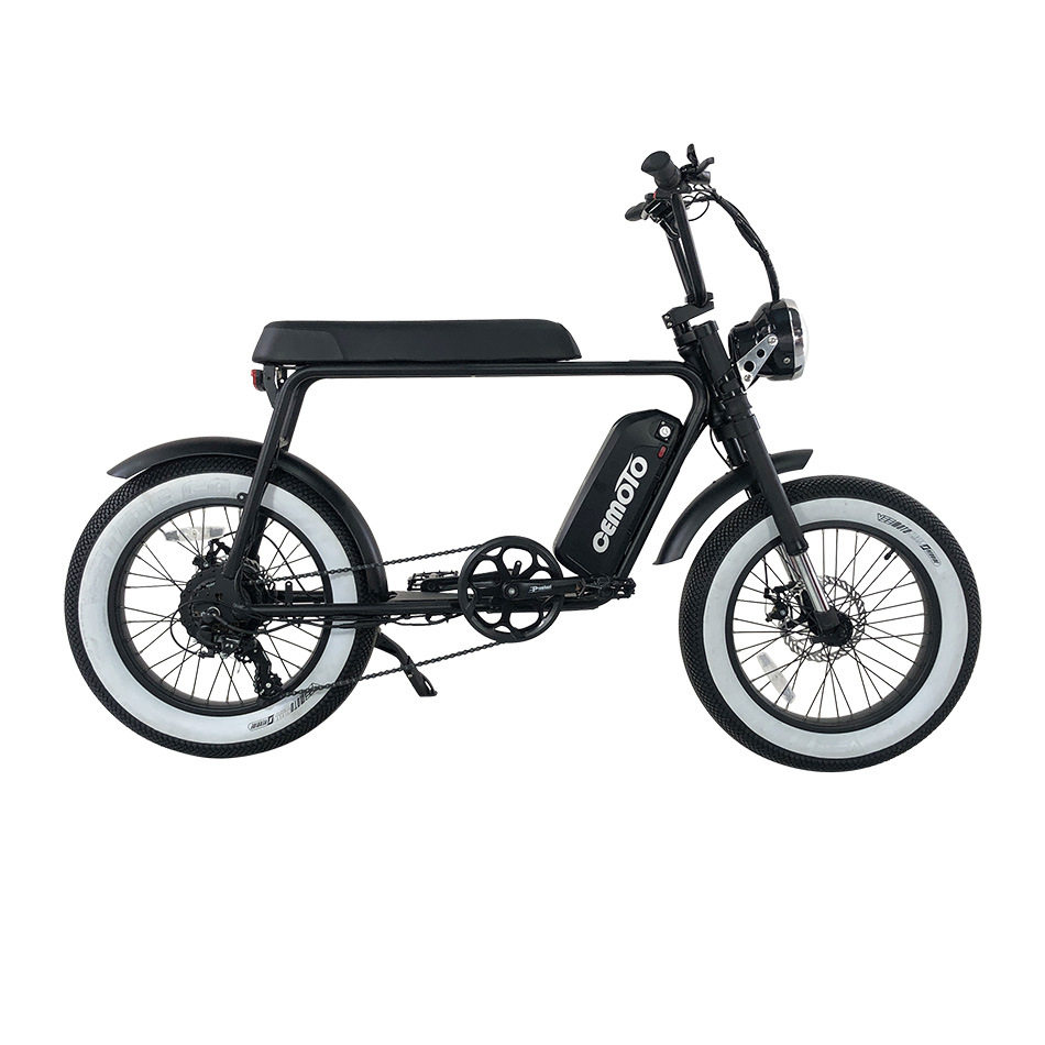 Cross-Border Foldable Electric Assist Bicycle Fat Tire Scooter 48V Lithium Battery Long Seat Electric Bicycle