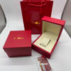 In-Stock Omage Omega Watch Box Leather Omega De Ville Series Packaging Box Storage Box Full Set Packaging Box