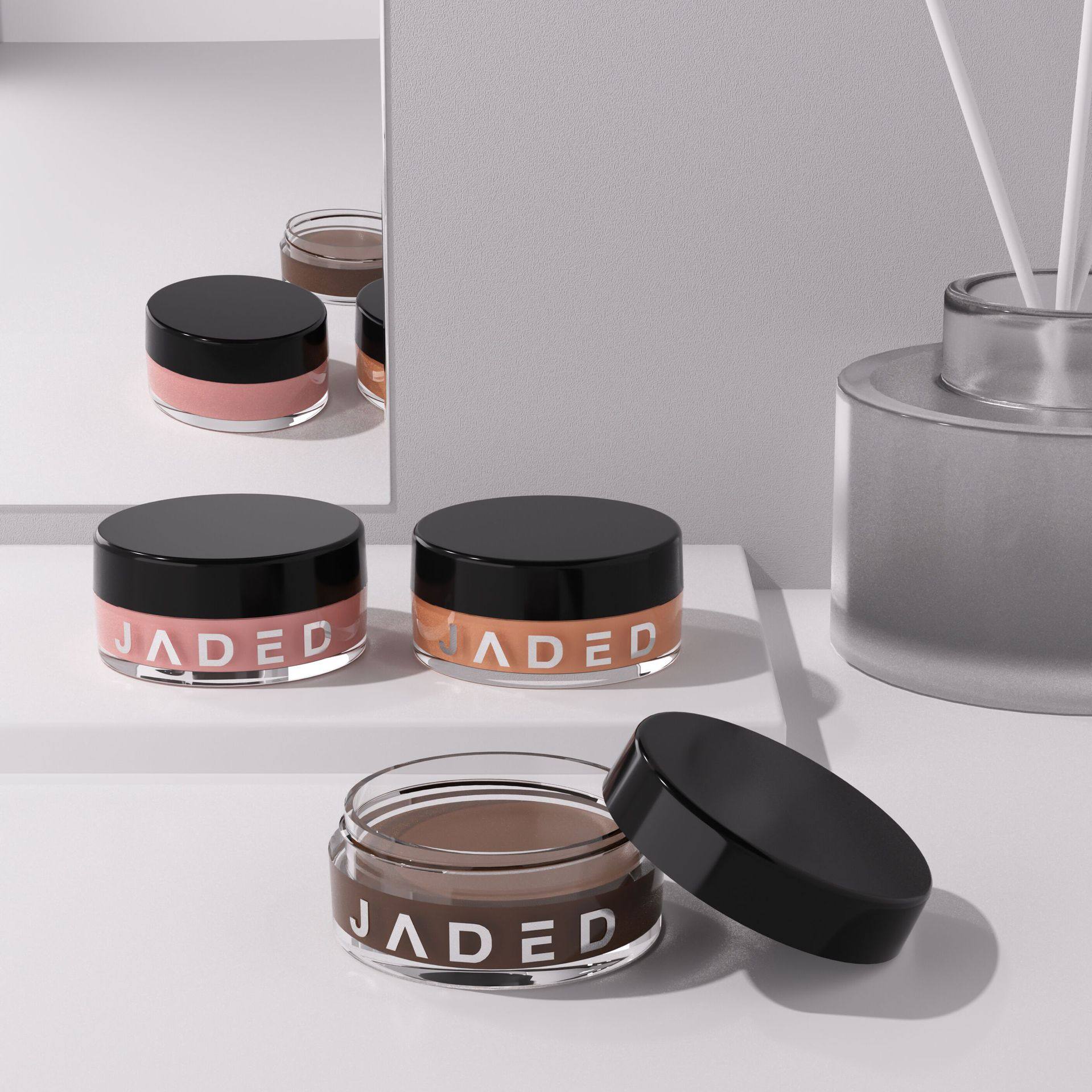 JADED Vital Qi Supply Station Eye Shadow Cream Monochrome Lasting Concealer Nude Earth Color Revision Low Saturation Matte