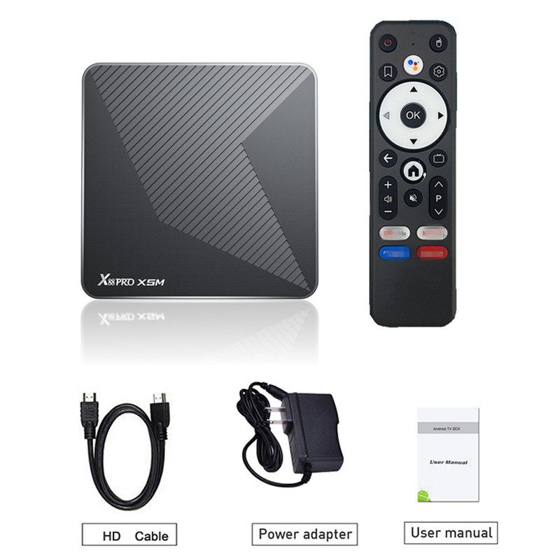 X88 PRO X5M Set Top Box S905X5M Android 14 Bluetooth HD 8K TV Box TV box