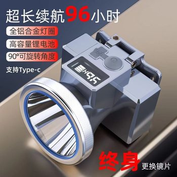 Foreign trade headlamp strong light charging super bright long endurance outdoor head-mounted lighting night fishing camping mountaineering field
