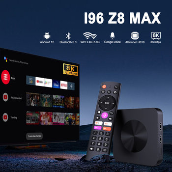 Cross-Border New I96Z8Max Android Network Set-Top Box H618 Tv Box 4K Voice Tv Set-Top Box
