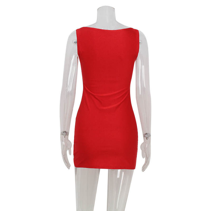 Elegant Solid Color Square Neck Bodycon Dress Slimming Fit Adjustable Straps High Quality Fabric Perfect for Parties