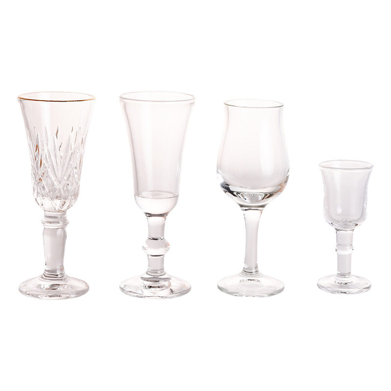 Glass Wine Glass, Household White Wine Glass, Spirit Glass, Wine Divider, Small Wine Glass Set, Wine Cup, Bullet Cup, Wine Set