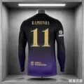 2627 Barcelona away long-sleeve jersey number 11 fan edition