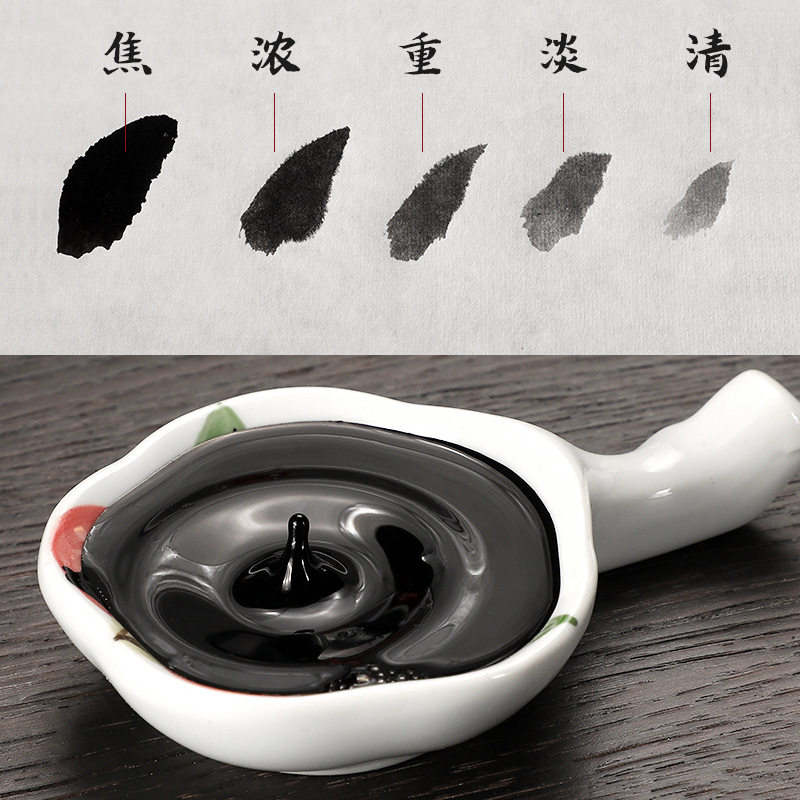 Calligraphy and painting ink calligraphy traditional Chinese painting calligraphy practice painting ink 100 grams 250 grams 500 grams of black ink refined oil smoke ink