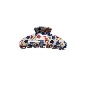 New Large Ocean Style Lobster Ocean Print Cross-Border Hot-Selling Hair Clip Hair Accessories
