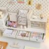 Computer Elevated Desktop Display Stand Multi-Functional Desktop Storage Elevated Stand Notebook Drawer Pad Rack